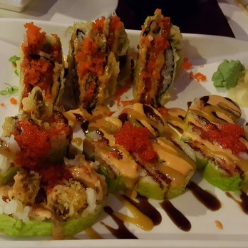 Wasabi - Volcano Rolls & First Love Rolls - Japanese Near Me - Jacksonville, North Carolina