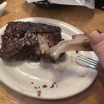 Texas Roadhouse - Side of ribs completely falling off the bone - Barbeque Near Me - Tracy, California