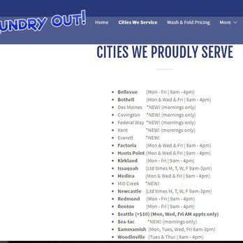 Laundry Out - Now serving 20 cities in the greater Puget Sound region. - Laundry Services Near Me - Kirkland, Washington Laundry Out - Now serving 20 cities in the greater Puget Sound region. - Laundry Services Near Me - Kirkland, Washington