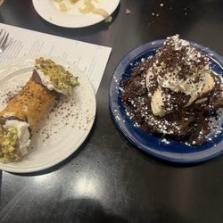 Watershed Wood-Fired Kitchen - Canoli and valentines brownie