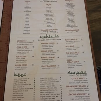 Pyramids Hookah & Bar - Hookah and drinks side - Hookah Bars Near Me - Bayside, New York