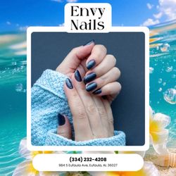 Envy Nails - A fresh nail set can instantly brighten your whole mood Book your appointment with us today!