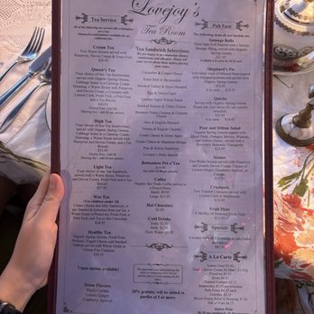 Lovejoy's Tea Room - British Near Me - San Francisco, California