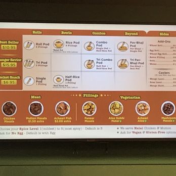 The Roll Pod - menu - Indian Near Me - Bellevue, Washington The Roll Pod - menu - Indian Near Me - Bellevue, Washington