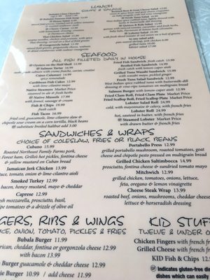 Menu photo 1 Bubala's By the Bay Provincetown, MA Menu photo 1 Bubala's By the Bay Provincetown, MA
