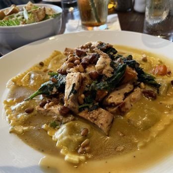 The Robinson Ale House - Butternut Squash Ravioli with grilled chicken - Pubs Near Me - Long Branch, New Jersey