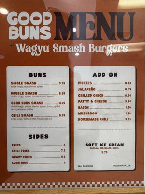 Menu photo 1 Good Buns Buena Park, CA Menu photo 1 Good Buns Buena Park, CA