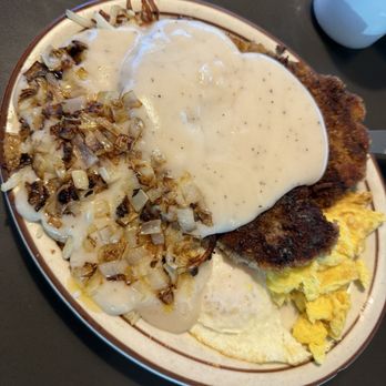 Renegade Restaurant - in-house chicken fried steak. It's not on the menu. It's bigger & hand dip. - Chinese Near Me - Rock Springs, Wyoming Renegade Restaurant - in-house chicken fried steak. It's not on the menu. It's bigger & hand dip. - Chinese Near Me - Rock Springs, Wyoming