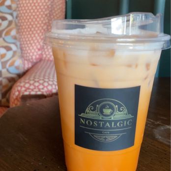 Nostalgic Cafe - Thai Tea Cafe Latte - Coffee & Tea Near Me - Pasadena, California