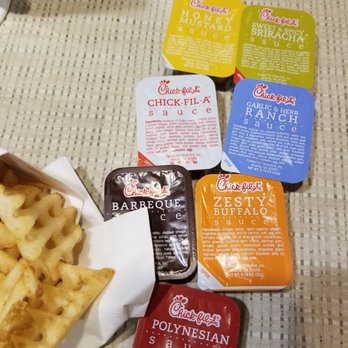 Chick-fil-A - Fries and all the sauces! - Chicken Shop Near Me - Hillsboro, Oregon Chick-fil-A - Fries and all the sauces! - Chicken Shop Near Me - Hillsboro, Oregon