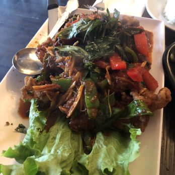 Nine & Nine Thai Kitchen - Spicy catfish - Thai Near Me - Pasadena, California Nine & Nine Thai Kitchen - Spicy catfish - Thai Near Me - Pasadena, California