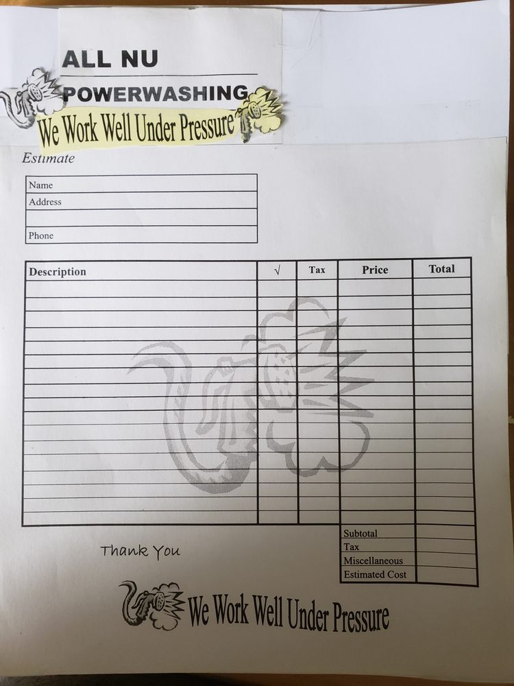 ALL NU POWERWASHING Updated May 2024 Evesham, New Jersey Pressure