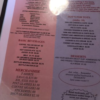 Dots Back Inn - Menu - Diners Near Me - Richmond, Virginia