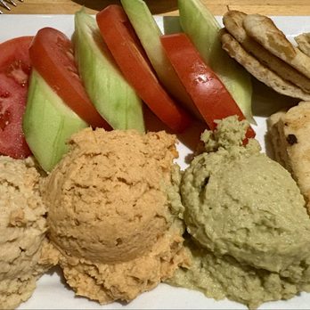 Parkstone Wood Kitchen - HUMMUS TRIO - Quite the portion!! - New American Near Me - Portland, Oregon