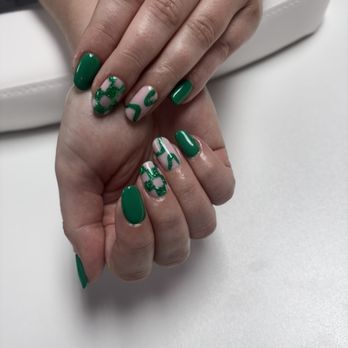 Shear Excellence - Beautiful nail art by our nail technician Payton:) - Hair Salons Near Me - Swartz Creek, Michigan