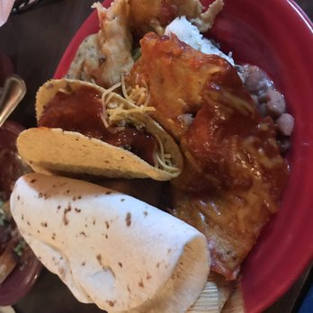 El Pinto - Some items I loaded up on from the buffet! - New Mexican Cuisine Near Me - Albuquerque, New Mexico El Pinto - Some items I loaded up on from the buffet! - New Mexican Cuisine Near Me - Albuquerque, New Mexico