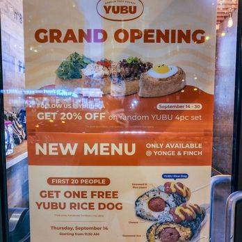 Yubu - Grand opening special - Korean Near Me - Toronto, Ontario Yubu - Grand opening special - Korean Near Me - Toronto, Ontario