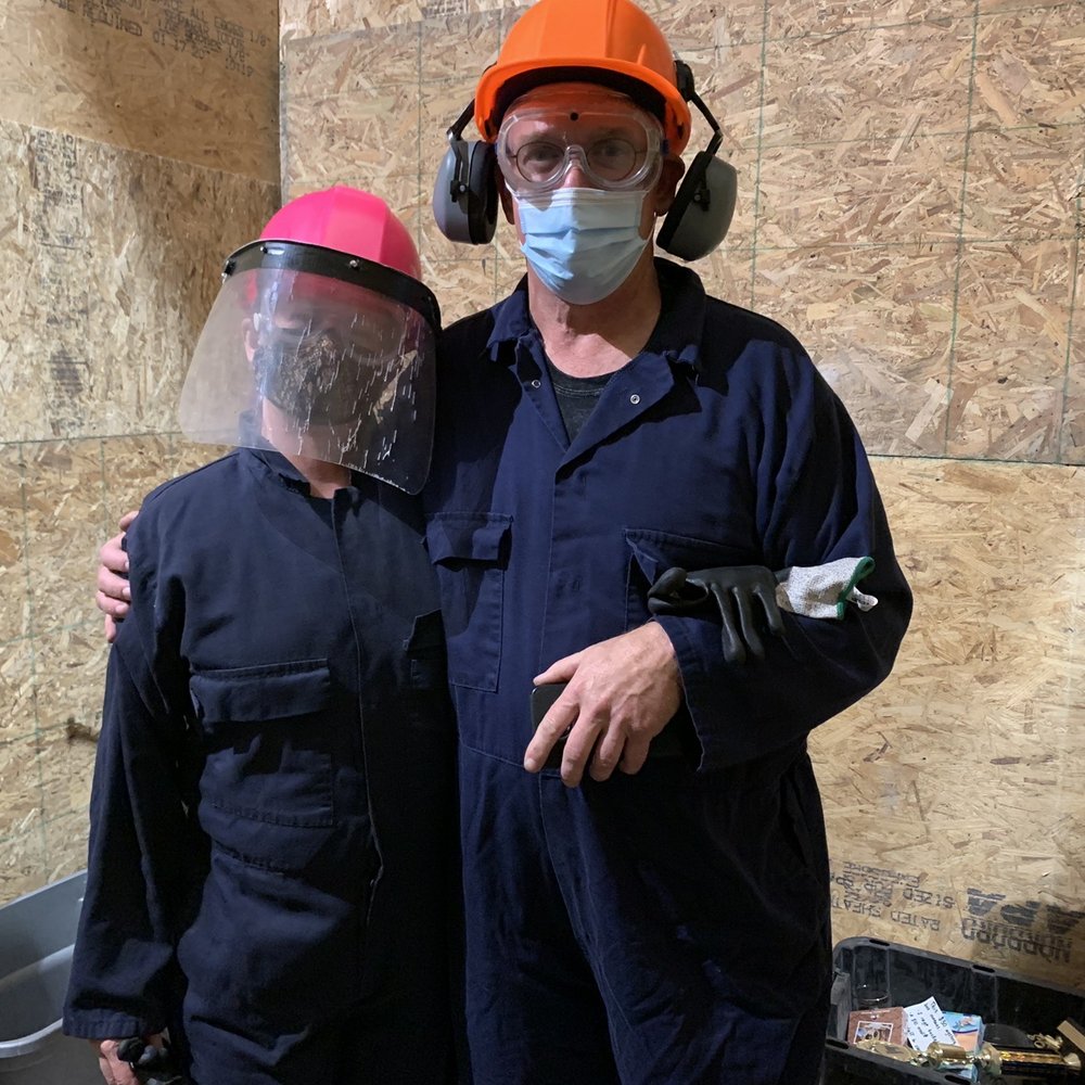 Destruction Depot - My date and I , in our safety gear - Recreation Centers Near Me - Whitmore Lake, Michigan Destruction Depot - My date and I , in our safety gear - Recreation Centers Near Me - Whitmore Lake, Michigan