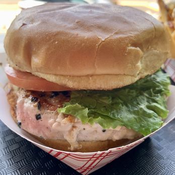 Kenji Burger - Ahi Sandwich - well done on request - Burgers Near Me - Kapaa, Hawaii
