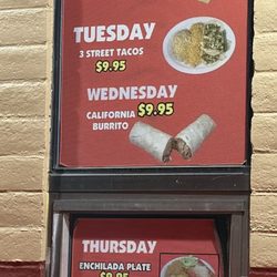 Daily Specials 6/25/26