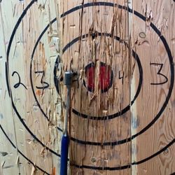 BustinAxe Throwing Range - Got close