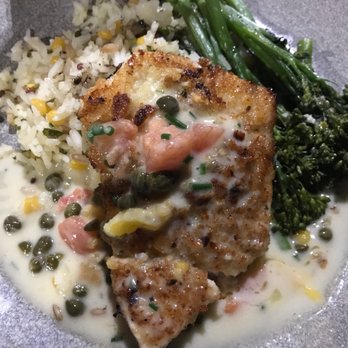 Duke's La Jolla - Mac Herb crusted fish! - New American Near Me - La Jolla, California