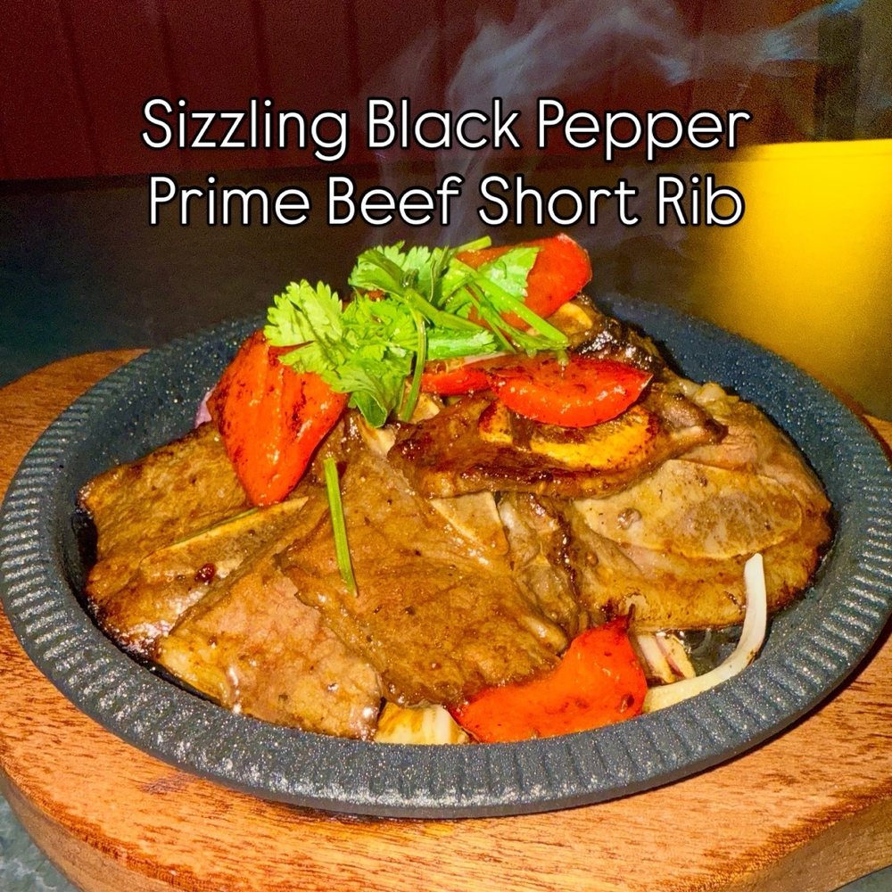 Ling Long - Sizzling black pepper prime beef short ribs - Asian Fusion Near Me - Oklahoma City, Oklahoma Ling Long - Sizzling black pepper prime beef short ribs - Asian Fusion Near Me - Oklahoma City, Oklahoma