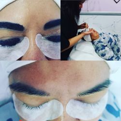 Elegant Eyebrow Threading Spa - Lash lift with eyelash tinted and eyebrow tint.