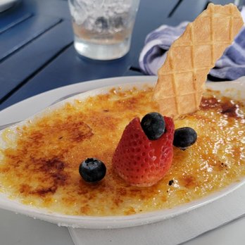 Parrott's on 11th - Vanilla crembrulee or however you spell it lol - Seafood Near Me - Morehead City, North Carolina Parrott's on 11th - Vanilla crembrulee or however you spell it lol - Seafood Near Me - Morehead City, North Carolina