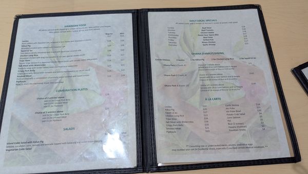 Menu photo 8 O'ahu Grill Honolulu, HI