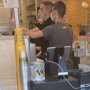 Which Wich - I think that's the manager next to him - Sandwiches Near Me - Frisco, Colorado Which Wich - I think that's the manager next to him - Sandwiches Near Me - Frisco, Colorado