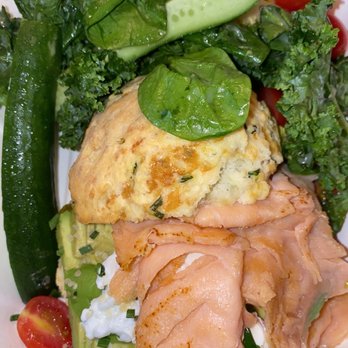 Cafe Madeline - Salmon Plate - Breakfast & Brunch Near Me - Brooklyn, New York Cafe Madeline - Salmon Plate - Breakfast & Brunch Near Me - Brooklyn, New York