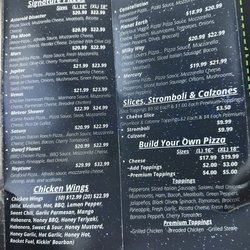 Big Bang Pizzeria - Menu