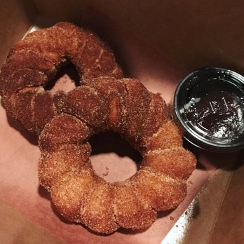 Slowpokes - Churro donuts with apple butter, to go! - Coffee & Tea Near Me - Houston, Texas Slowpokes - Churro donuts with apple butter, to go! - Coffee & Tea Near Me - Houston, Texas