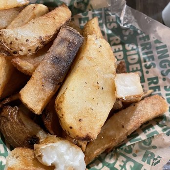 Wingstop - Uncooked and HUGE Seasoned fries - Chicken Wings Near Me - Saginaw, Texas