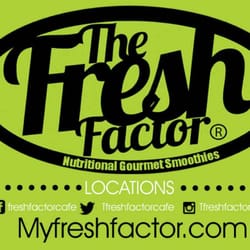The Fresh Factor - You can always fill up with a great tasting smoothie when you're on the go.