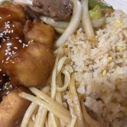 Mongorian Beef and Sesami Tofu