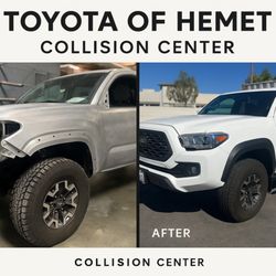Toyota of Hemet Collision Center - Complete strip down before we paint