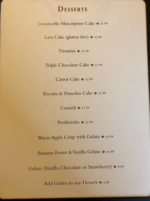 Menu photo 3 Villaggio Prime Bar and Grille Cotuit, MA