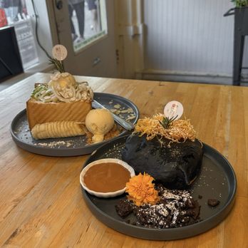 NaYa Dessert Cafe - Kaya Toasted & The Black Thai Tea Crepe - Desserts Near Me - San Francisco, California NaYa Dessert Cafe - Kaya Toasted & The Black Thai Tea Crepe - Desserts Near Me - San Francisco, California