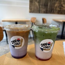 Coffee Parlor - Blueberry Latte & Serenatea Matcha