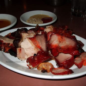 Kau Kau Barbeque - Appetizer combination of BBQ pork, spareribs + roasted pig - Barbeque Near Me - Seattle, Washington