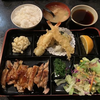 Oomasa Restaurant - #1 Chicken Teriyaki & Tempura Combination (served with miso soup and steamed rice - $17.50) - Japanese Near Me - Los Angeles, California Oomasa Restaurant - #1 Chicken Teriyaki & Tempura Combination (served with miso soup and steamed rice - $17.50) - Japanese Near Me - Los Angeles, California