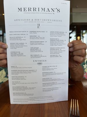 Menu photo 5 Merriman's Honolulu Honolulu, HI Menu photo 5 Merriman's Honolulu Honolulu, HI