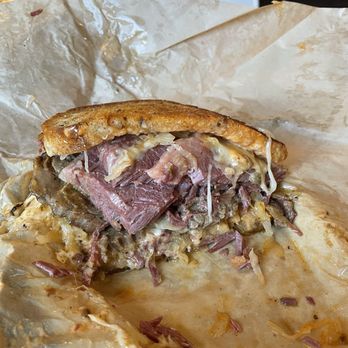 Dingfelder's Delicatessen - Grilled Reuben w/ Corned Beef & Brisket - Delis Near Me - Seattle, Washington Dingfelder's Delicatessen - Grilled Reuben w/ Corned Beef & Brisket - Delis Near Me - Seattle, Washington