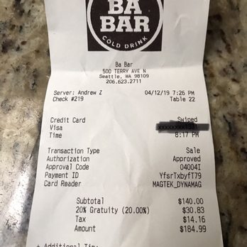 Ba Bar - Vietnamese Near Me - Seattle, Washington