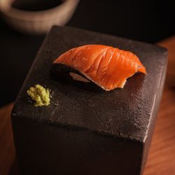 Himitsu - Skin-seared Salmon Nigiri