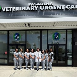 Pasadena Veterinary Urgent Care - Store front and staff