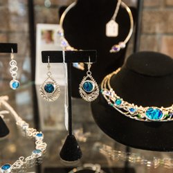 Glenstone Galleries & Gifts - Sterling silver jewelry with dichroic glass