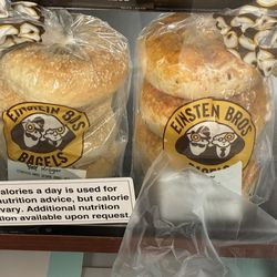 Kroger Food Stores - Einstein Bros. Bagels here in bakery.